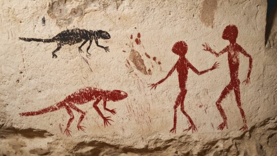 arte prehistorico muestra la naturaleza en el arte